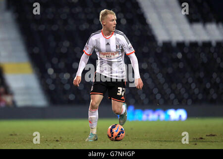 Fußball - FA Cup - Forellenrunde - Replay - Fulham gegen Sunderland - Craven Cottage. Jack Grimmer, Fulham. Stockfoto