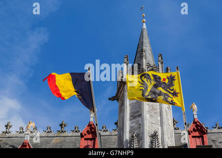 Stadhuis in Brügge, Belgien Stockfoto