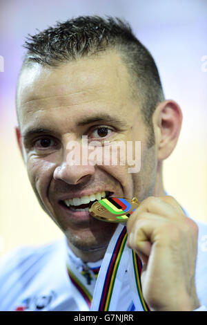 Radsport - 2015 UCI Bahnrad-WM - Tag zwei - Velodrome National Stockfoto