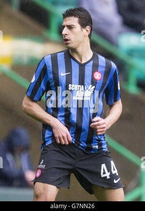 Lucas Tagliapietra von Hamilton Academical debütierte beim schottischen Premiership-Spiel im Celtic Park, Glasgow. DRÜCKEN SIE VERBANDSFOTO. Bilddatum: Sonntag, 22. Februar 2015. Siehe PA Geschichte FUSSBALL Celtic. Bildnachweis sollte lauten: Jeff Holmes/PA Wire. Stockfoto