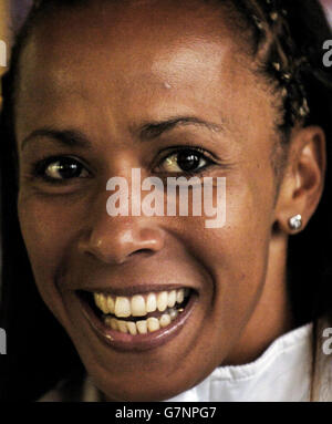 Dame Kelly Holmes - Norwich Union International Athletics - Kelvin Hall Stockfoto