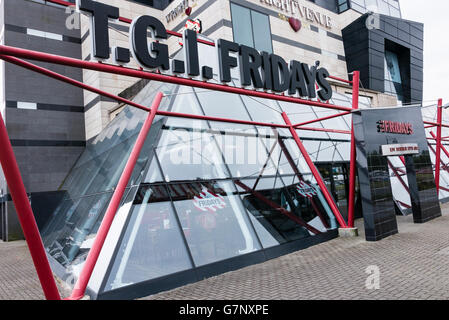 TGI Friday's Restaurant in Dublin, Irland. Stockfoto