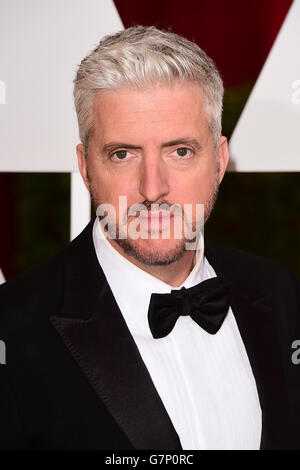 Anthony McCarten bei der Ankunft bei den 87. Academy Awards im Dolby Theater in Hollywood, Los Angeles, CA, USA, Februar 22, 2015. Stockfoto