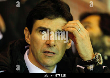 Fußball - Sky Bet Championship - Middlesbrough V Millwall - Riverside Stadium. Middlesbroughs Manager Aitor Karanka beim Sky Bet Championship-Spiel im Riverside Stadium, Middlesbrough. Stockfoto