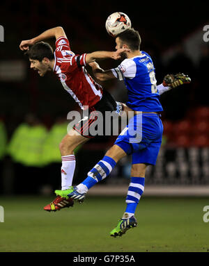 Fußball - Himmel Bet League One - Sheffield United gegen Peterborough United - Bramall Lane Stockfoto