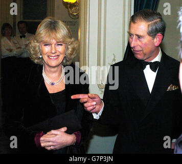 Der Prinz von Wales und seine Partnerin Camilla Parker Bowles. Stockfoto