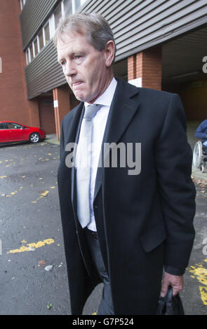 Dave King kommt für die Rangers EGM in Ibrox, Glasgow, an. Stockfoto