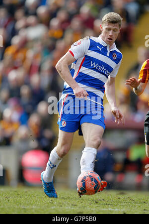 Fußball - FA Cup - Sechste Runde - Bradford City gegen Reading - Valley Parade. Pavel Pogrebnyak von Reading Stockfoto