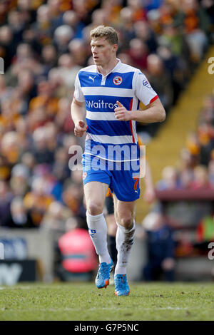 Fußball - FA Cup - Sechste Runde - Bradford City gegen Reading - Valley Parade. Pavel Pogrebnyak von Reading Stockfoto