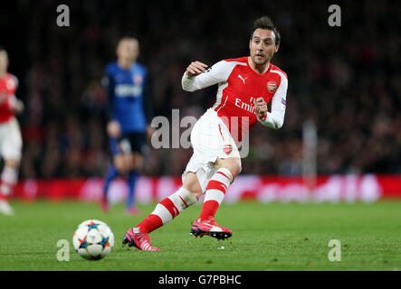 Fußball - UEFA-Champions-League - Runde der letzten 16 - Hinspiel - Arsenal V Monaco - Emirates Stadium Stockfoto