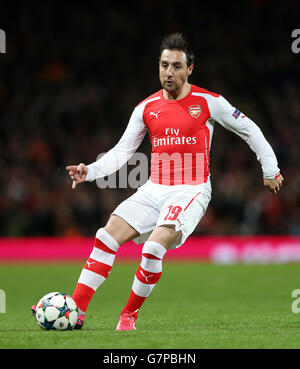 Fußball - UEFA-Champions-League - Runde der letzten 16 - Hinspiel - Arsenal V Monaco - Emirates Stadium Stockfoto