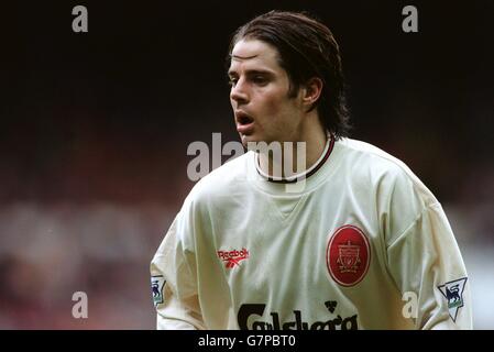 Fußball - Carling Premiership - Nottingham Forest / Liverpool. Jamie Redknapp, Liverpool Stockfoto