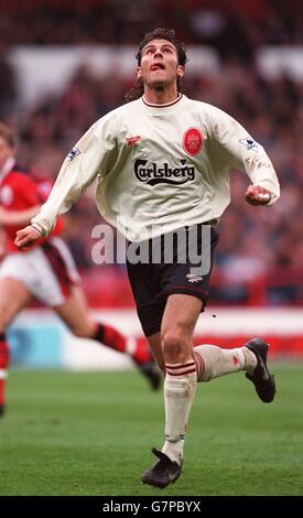 Fußball - Carling Premiership - Nottingham Forest / Liverpool. Patrik Berger, Liverpool Stockfoto