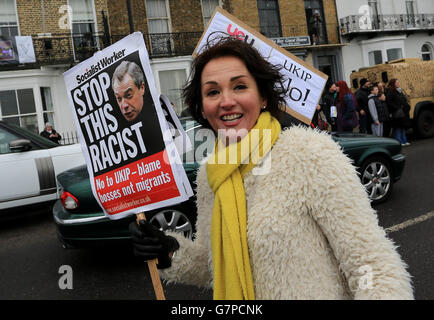 Die UKIP Frühjahrstagung - Tag 2 Stockfoto