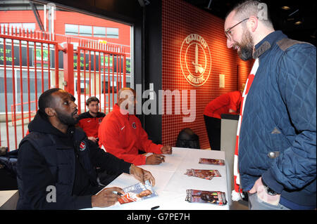 Fußball - Himmel Bet Meisterschaft - Charlton Athletic V Huddersfield Town - The Valley Stockfoto