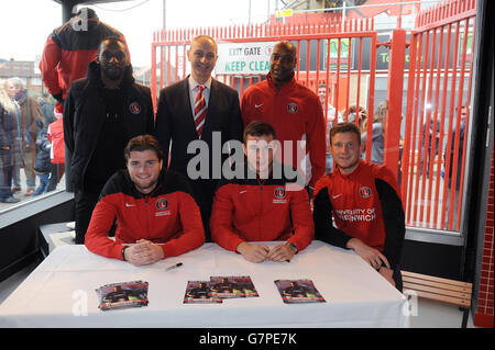 Fußball - Himmel Bet Meisterschaft - Charlton Athletic V Huddersfield Town - The Valley Stockfoto