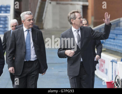 Fußball - Rangers EGM Ankunft - Ibrox. Paul Murray und Dave King folgen den Rangers EGM in Ibrox, Glasgow. Stockfoto