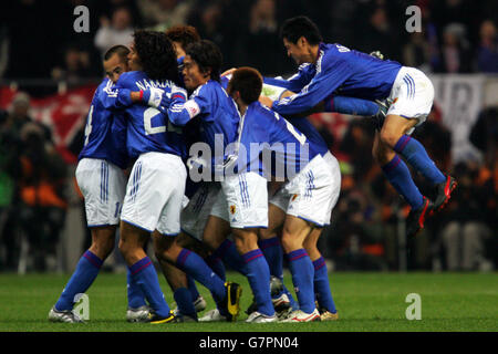 Fußball - WM 2006 Qualifikation Asien Finale Bühne Gruppe B - Japan V Nordkorea - Saitama Stadium 2002 Stockfoto