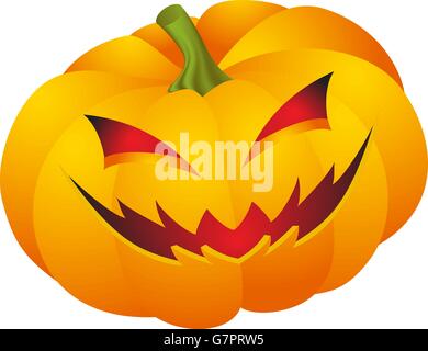 Halloween Kürbis-Gesicht Stock Vektor