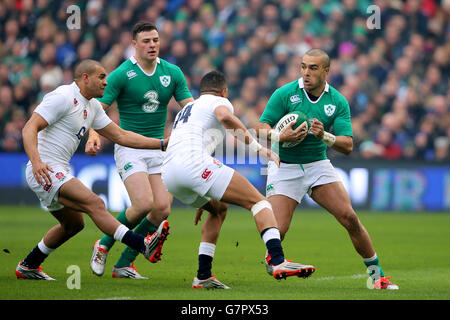 Rugby-Union - 2015 RBS Six Nations - Irland / England - Aviva Stadium Stockfoto