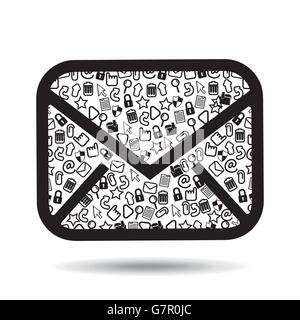 e-Mail-Einstellungen design Stock Vektor