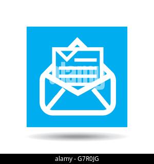 e-Mail-Einstellungen design Stock Vektor