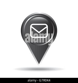 e-Mail-Einstellungen design Stock Vektor