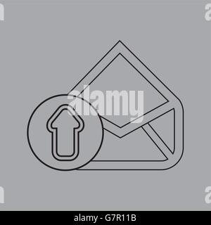 e-Mail-Einstellungen design Stock Vektor