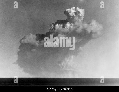 Militär - Großbritanniens erste Atomwaffe Test - Australien Stockfoto