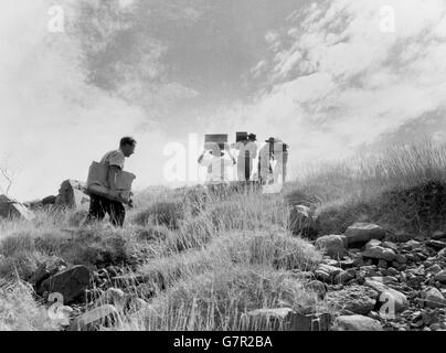 Militär - Großbritanniens erste Atomwaffe Test - Rough Range, Australien Stockfoto