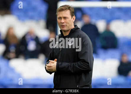 Fußball - Barclays Premier League - Everton / Newcastle United - Goodison Park. Everton erster Teamentwicklungscoach Duncan Ferguson Stockfoto