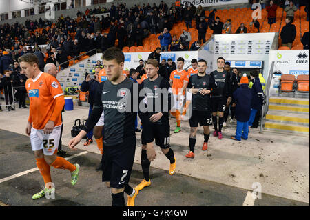 Fußball - Himmel Bet Meisterschaft - Blackpool V Charlton Athletic - Bloomfield Road Stockfoto