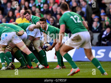 Rugby-Union - 2015 RBS Six Nations - Schottland / Irland - BT Murrayfield Stadium Stockfoto