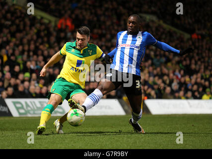 Fußball - Himmel Bet Meisterschaft - Norwich City V Wigan Athletic - Carrow Road Stockfoto