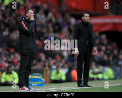 Fußball - Barclays Premier League - Manchester United gegen Sunderland - Old Trafford. Ryan Giggs, Manchester United Assistant Manager Stockfoto