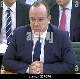 HSBC auszusagen, Public Accounts Committee Stockfoto