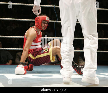 Boxen - Amir Khan V Craig Watson - ABA-Meisterschaften - Preston Guild Hall Stockfoto