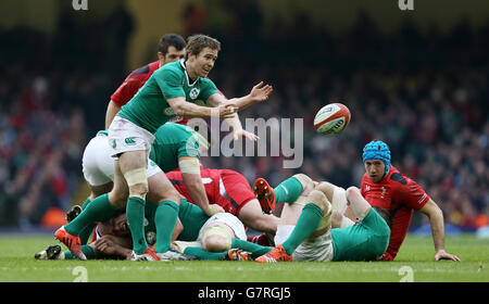 Rugby-Union - 2015 RBS 6 Nations - Wales / Irland - Millennium Stadium Stockfoto