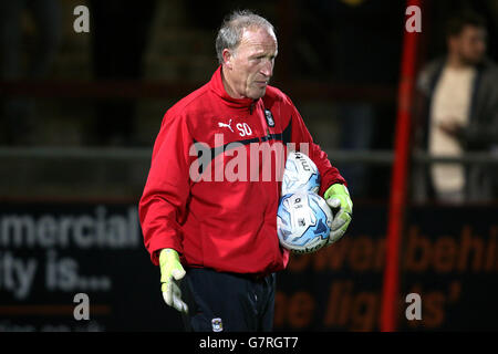 Fußball - Sky Bet League One - Fleetwood Town / Coventry City - Highbury Stadium. Steve Ogrizovic, Torwarttrainer von Coventry City Stockfoto