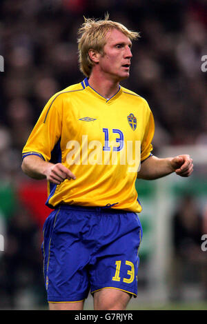 Fußball - Internationale Freundschaften - Frankreich gegen Schweden - Stade de France. Petter Hansson, Schweden Stockfoto