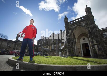 Fußball - internationale Freundschaftsspiele - Schottland V Nordirland - Schottland-Training und Pressekonferenz - Tag 2 - Mar Hall Stockfoto