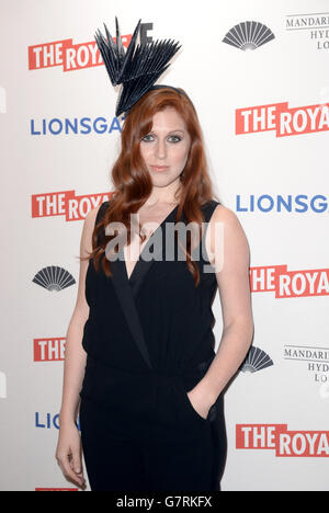 Hattie Preston kommt im Mandarin Oriental Hyde Park Hotel in London zur britischen Premiere des neuen Fernsehdramas The Royals an, das auf der E! Unterhaltungssender ab Mittwoch, 25. März um 21:00 Uhr. DRÜCKEN SIE VERBANDSFOTO. Bilddatum: Dienstag, 24. März 2015. Bildnachweis sollte: Anthony Devlin/PA Wire Stockfoto