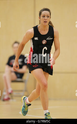 Korbball - Superleague - Team Northumbria V keltische Drachen - Sport zentrale Northumbria Stockfoto