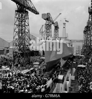 Militär - HMS Andromeda Start - HM Dockyard, Portsmouth Stockfoto