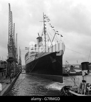 Transport - Queen Mary - Southampton Stockfoto