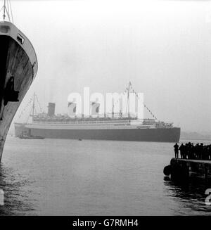 Transport - Queen Mary - Southampton Stockfoto