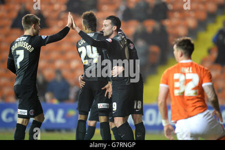 Fußball - Himmel Bet Meisterschaft - Blackpool V Charlton Athletic - Bloomfield Road Stockfoto