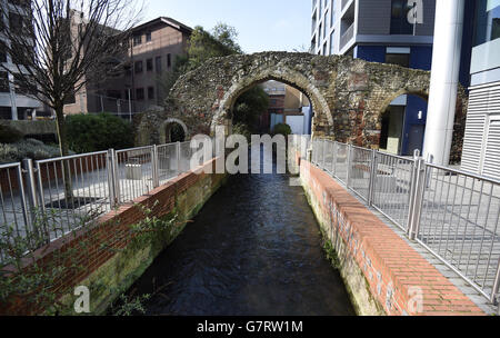 Reading Abbey Lager Stockfoto