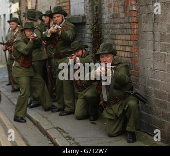 Das Re-Enactment O' Rahilly kostenlos Stockfoto