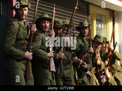 Das Re-Enactment O' Rahilly kostenlos Stockfoto